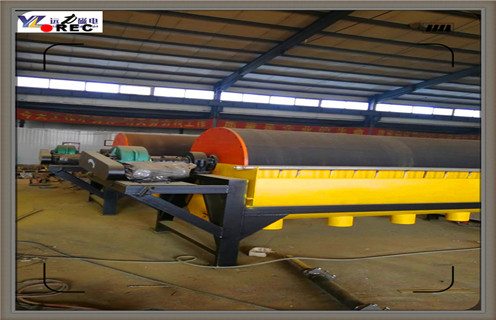 永磁往復式干式磁選機，河南永磁往復式干式磁選機_結構工作原理圖_河南永磁往復式干式磁選機如何調整及工藝流程圖