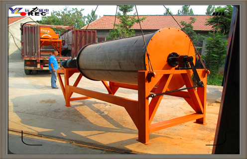 永磁筒式磁選機，遼寧永磁筒式磁選機_遠力遼寧永磁筒式磁選機的結構磁場分布圖