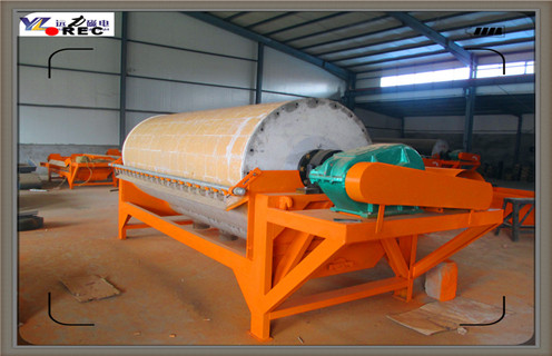 濕式永磁磁選機，黑龍江濕式永磁磁選機_遠力黑龍江濕式永磁磁選機的結構磁場分布圖